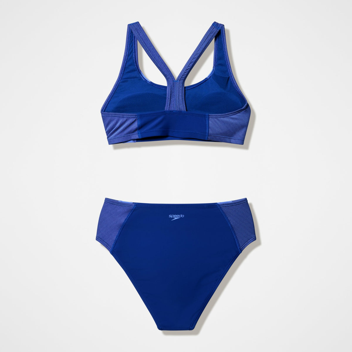 Speedo Quantum Rib Splice Two Piece Blue