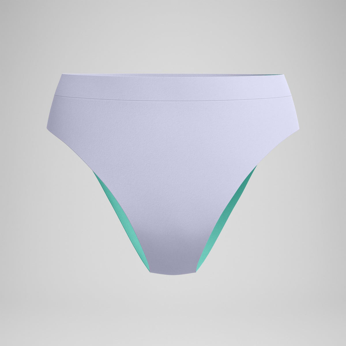 Speedo FLU3NTE Solid Hi Waist Bikini Bottom Lilac