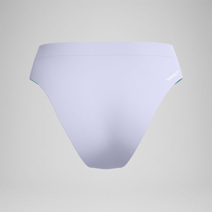 Speedo FLU3NTE Solid Hi Waist Bikini Bottom Lilac