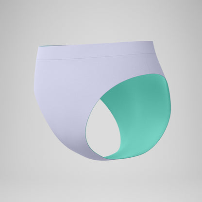 Speedo FLU3NTE Solid Hi Waist Bikini Bottom Lilac