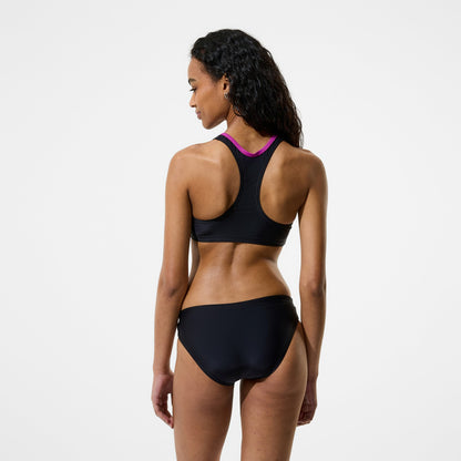 Speedo Racerback Bikini Set Black