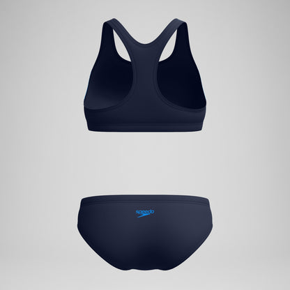 Speedo Colourblock Splice 2.0 Bikini Set Navy/Blue