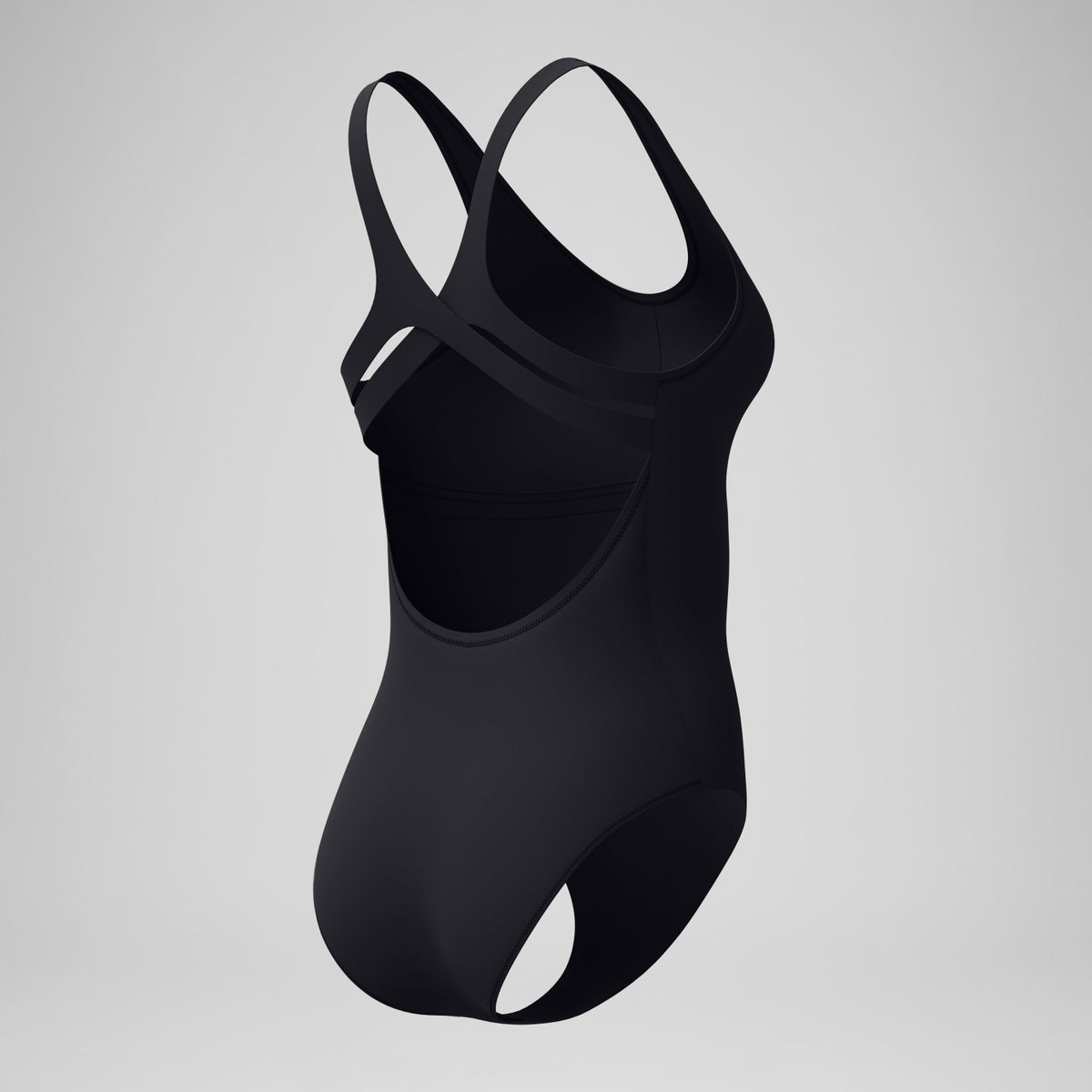 Speedo Sculpture Boom Back Swimsuit Black