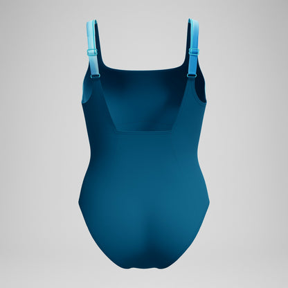Speedo Shaping Printed Contour Eclipse Swimsuit DarkTeal/Green