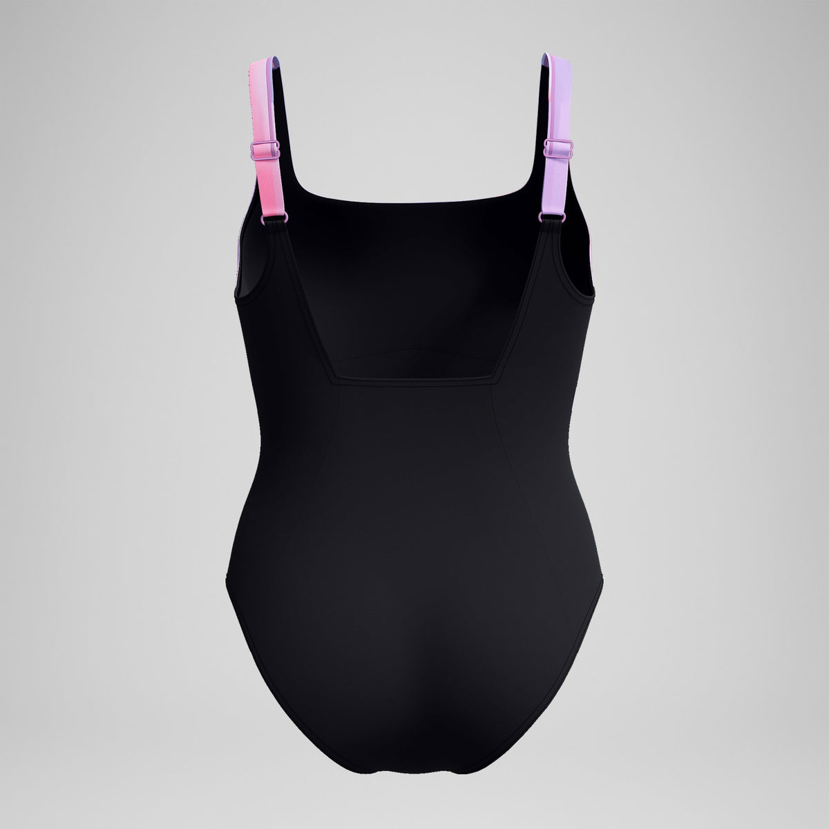 Speedo Shaping Printed Contour Eclipse Swimsuit Black/Pink