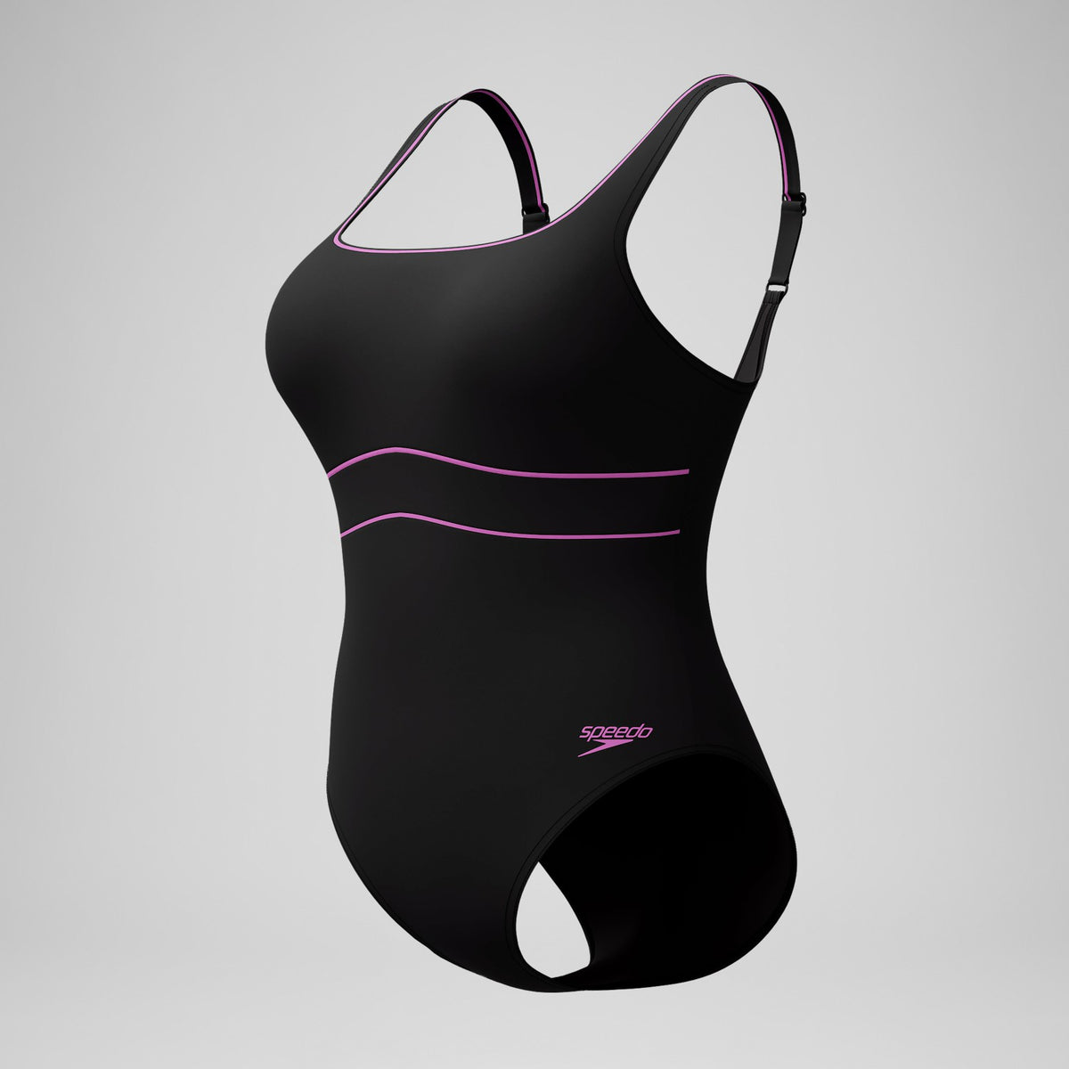 Speedo Shaping Contour Eclipse Swimsuit Black