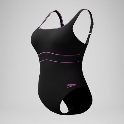 Speedo Shaping Contour Eclipse Swimsuit Black
