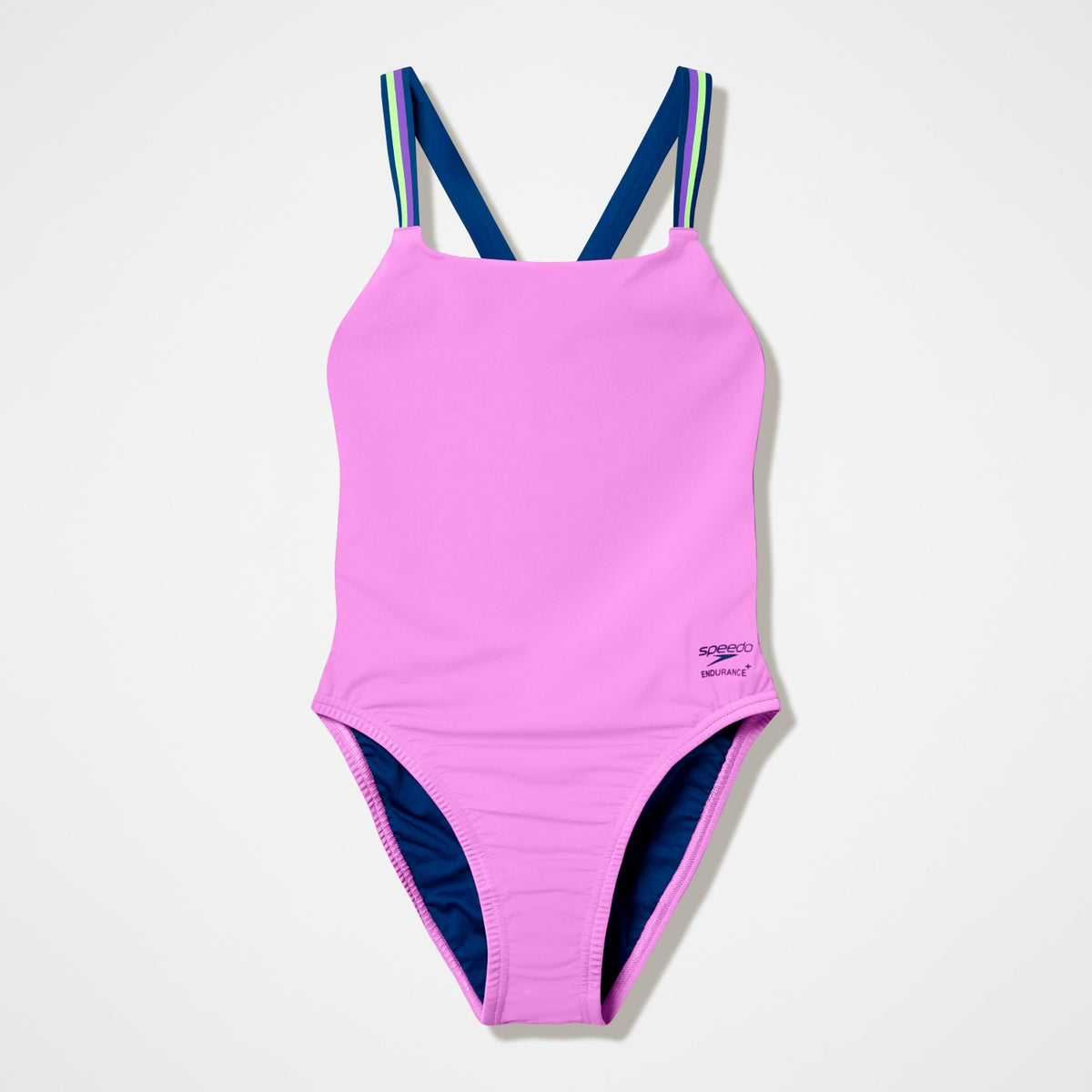 Speedo Club Training Comfort V-Back Swimsuit Pink