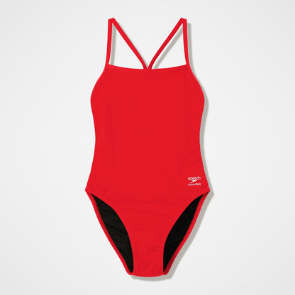Speedo Team EnduranceX V-Back 2.0 Swimsuit Red