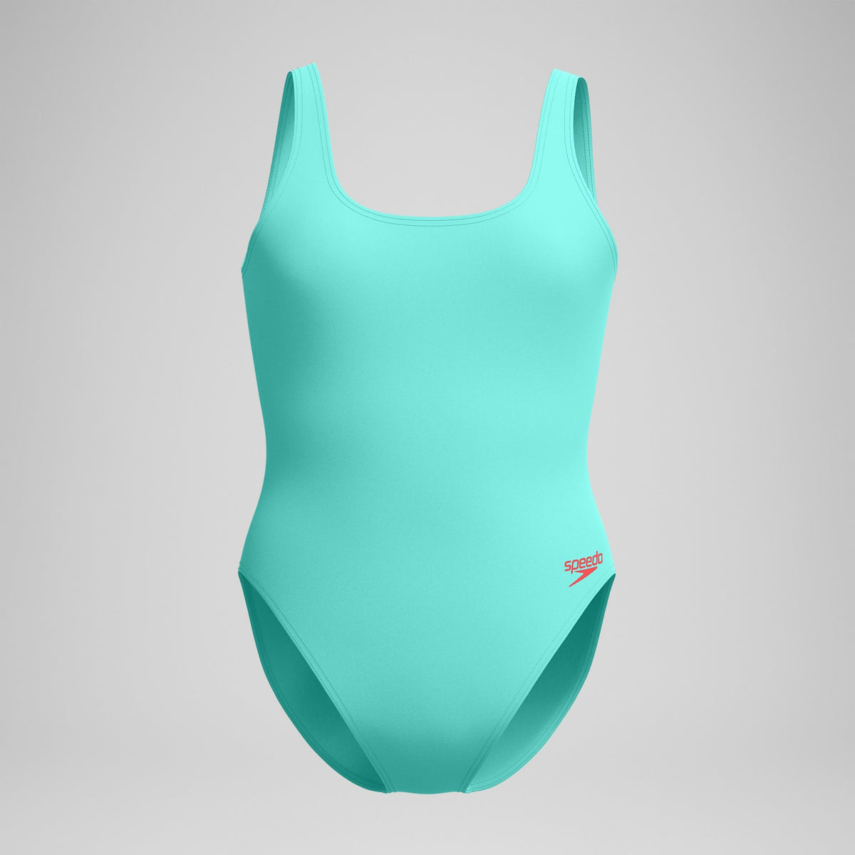 Speedo Textured Deep U-Back Swimsuit Turquoise