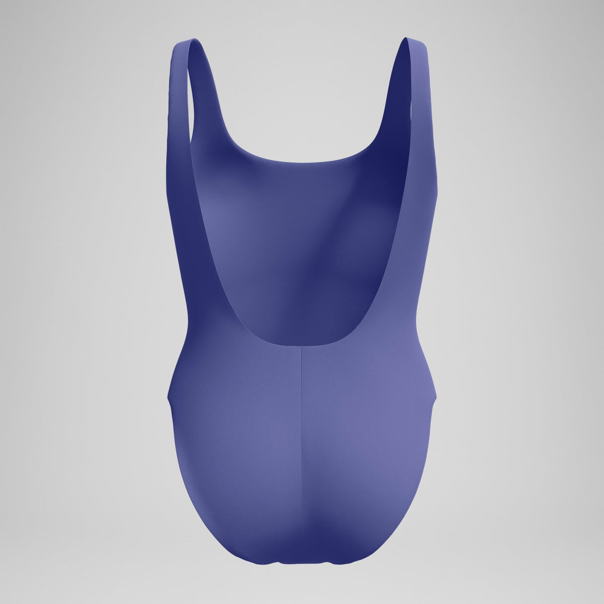 Speedo Logo Deep U-Back Swimsuit Blue