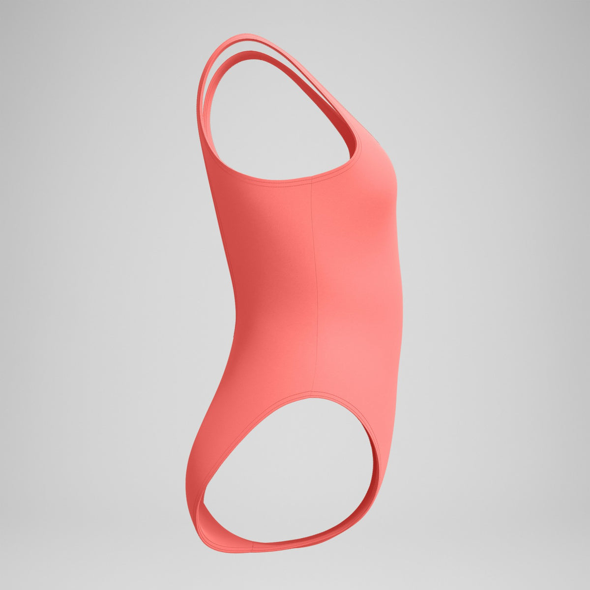 Speedo Textured Deep U-Back Swimsuit Coral