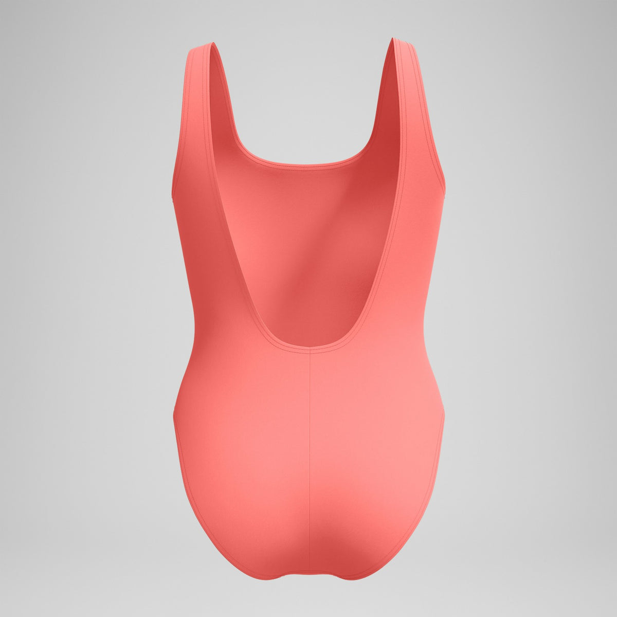 Speedo Textured Deep U-Back Swimsuit Coral