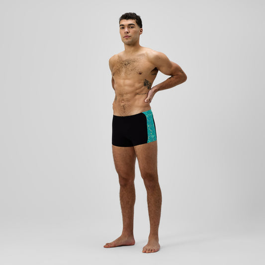 Speedo Hyperboom Panel Aquashorts Black/Turquoise