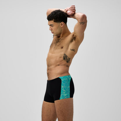 Speedo Hyperboom Panel Aquashorts Black/Turquoise