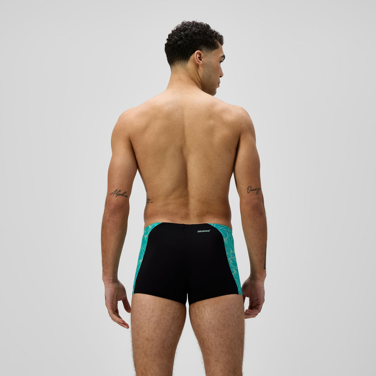 Speedo Hyperboom Panel Aquashorts Black/Turquoise