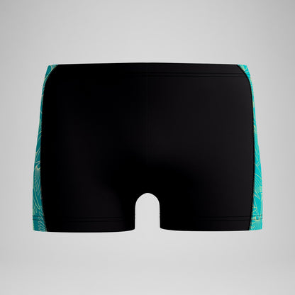 Speedo Hyperboom Panel Aquashorts Black/Turquoise