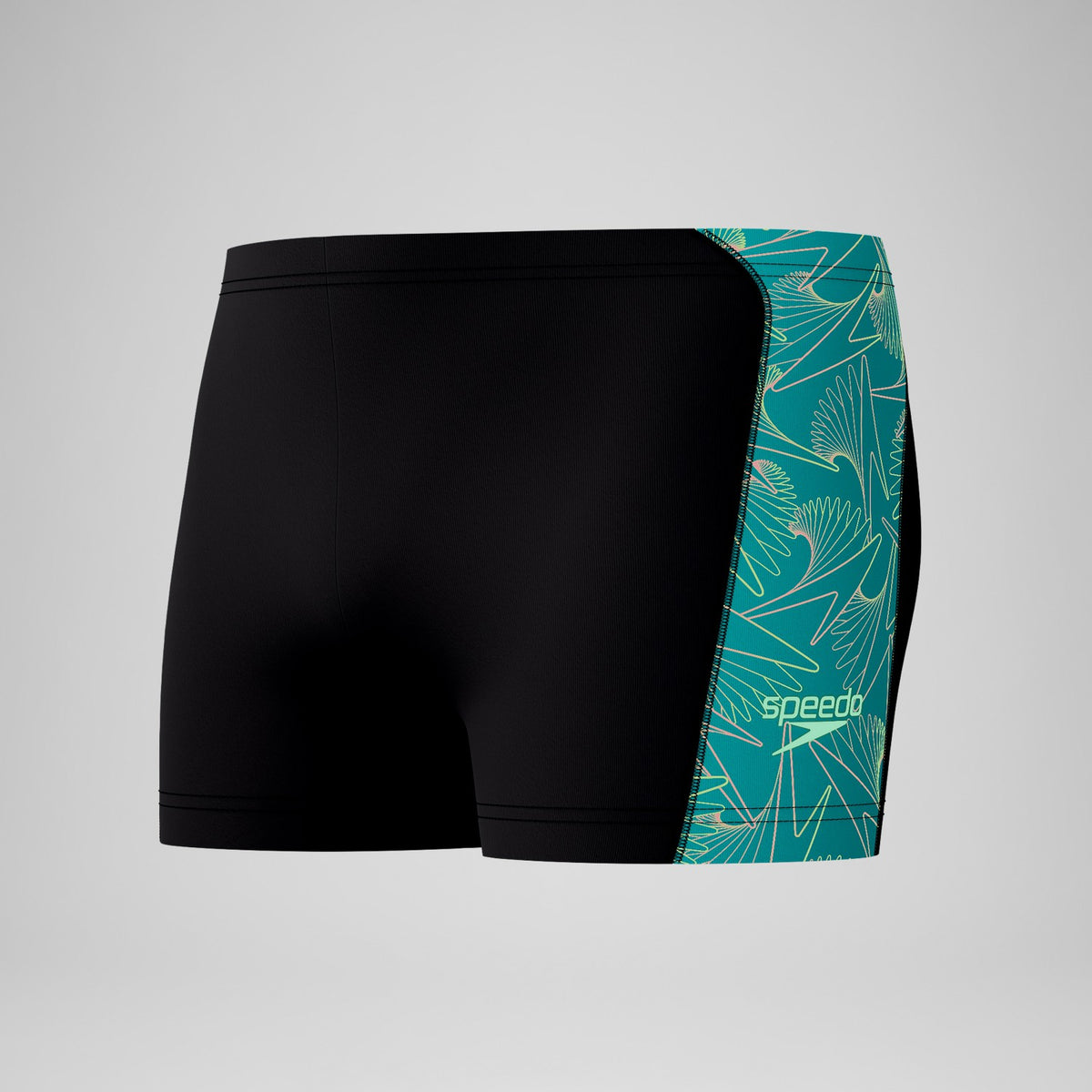 Speedo Hyperboom Panel Aquashorts Black/Turquoise