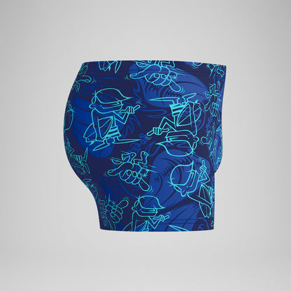 Speedo Printed Beachstar Aquashorts Blue