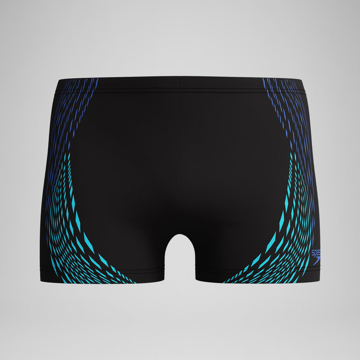 Speedo Duo Logo Print Aquashorts Black/Blue