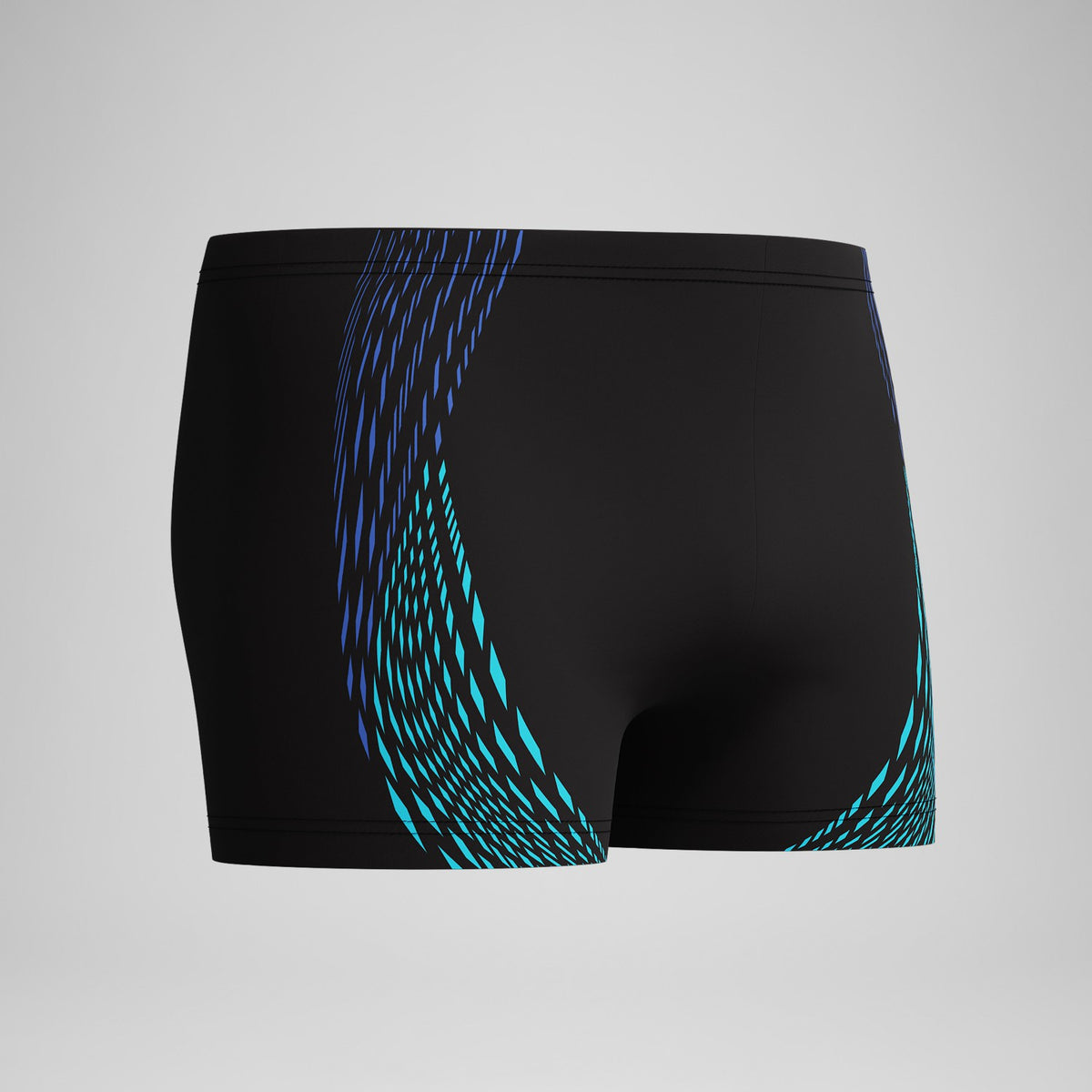 Speedo Duo Logo Print Aquashorts Black/Blue