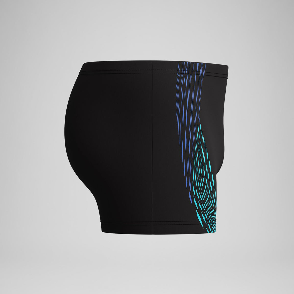 Speedo Duo Logo Print Aquashorts Black/Blue
