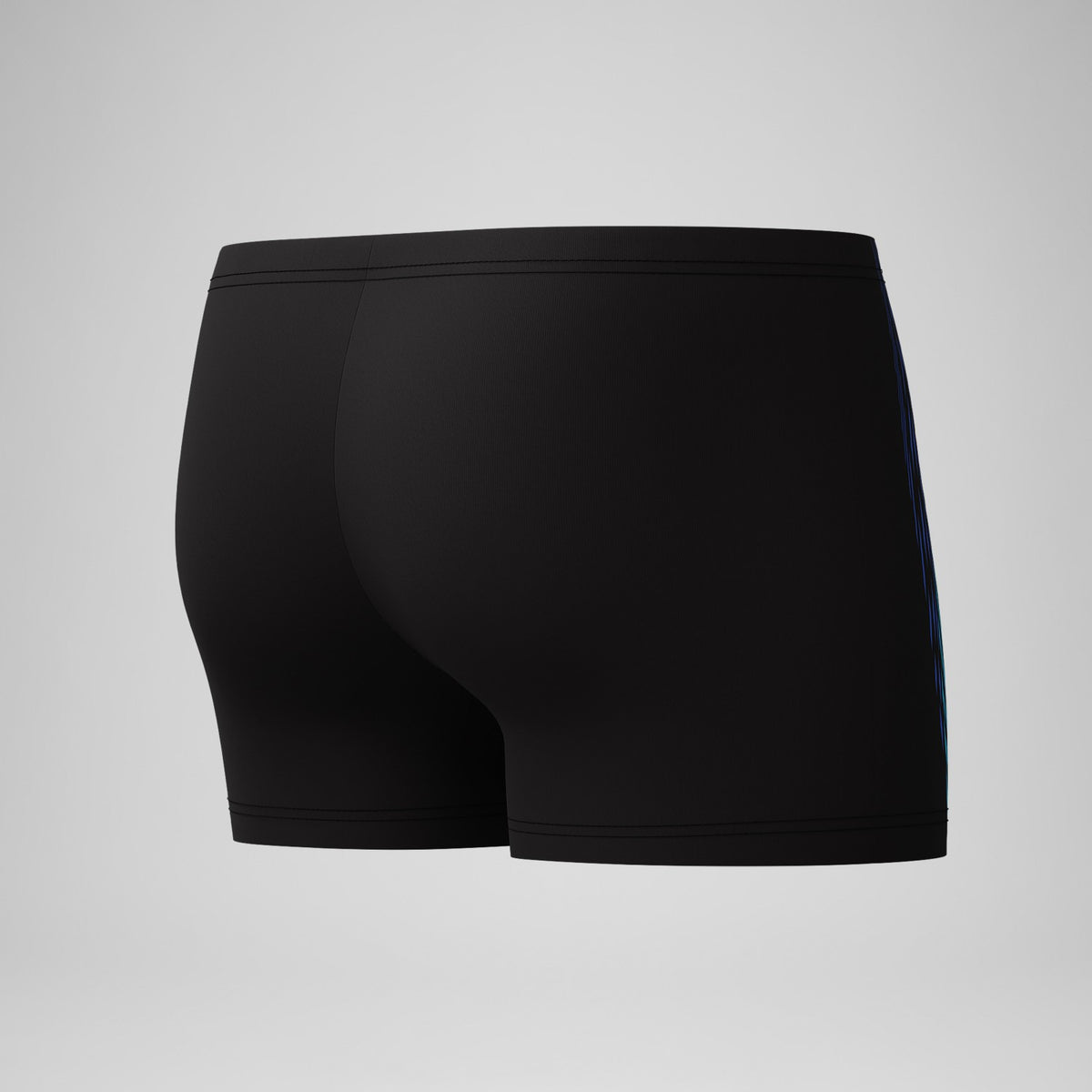 Speedo Duo Logo Print Aquashorts Black/Blue