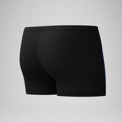 Speedo Duo Logo Print Aquashorts Black/Blue