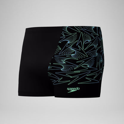 Speedo Hyperboom V-Cut Aquashorts Black/Green