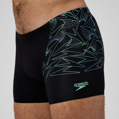 Speedo Hyperboom V-Cut Aquashorts Black/Green