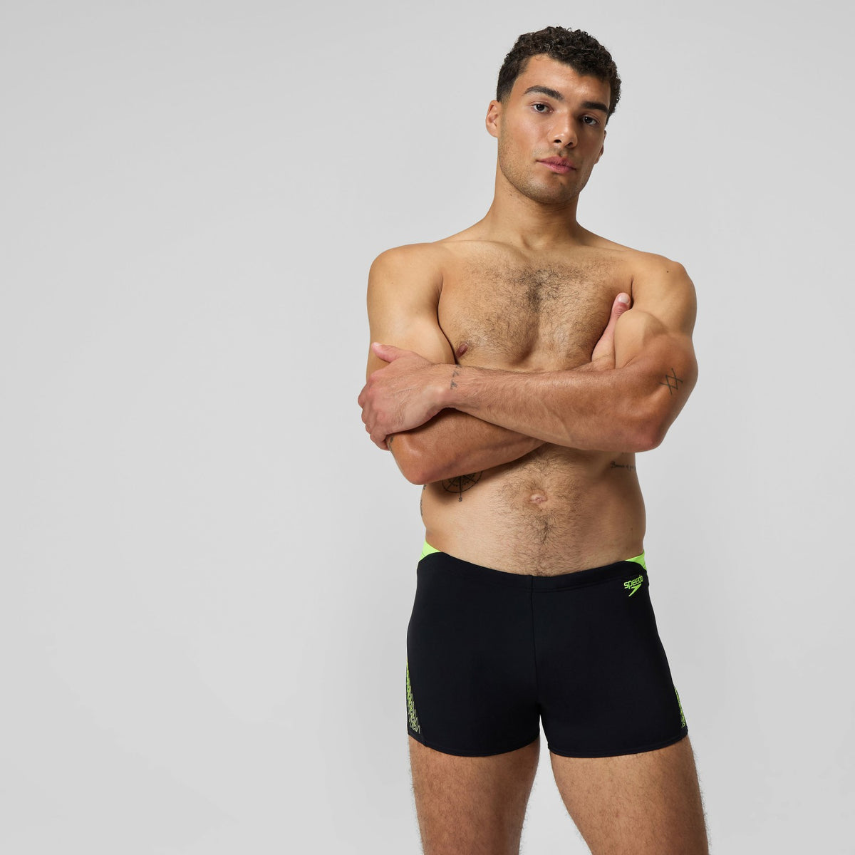 Speedo HyperBoom Splice Aquashorts Black/Yellow