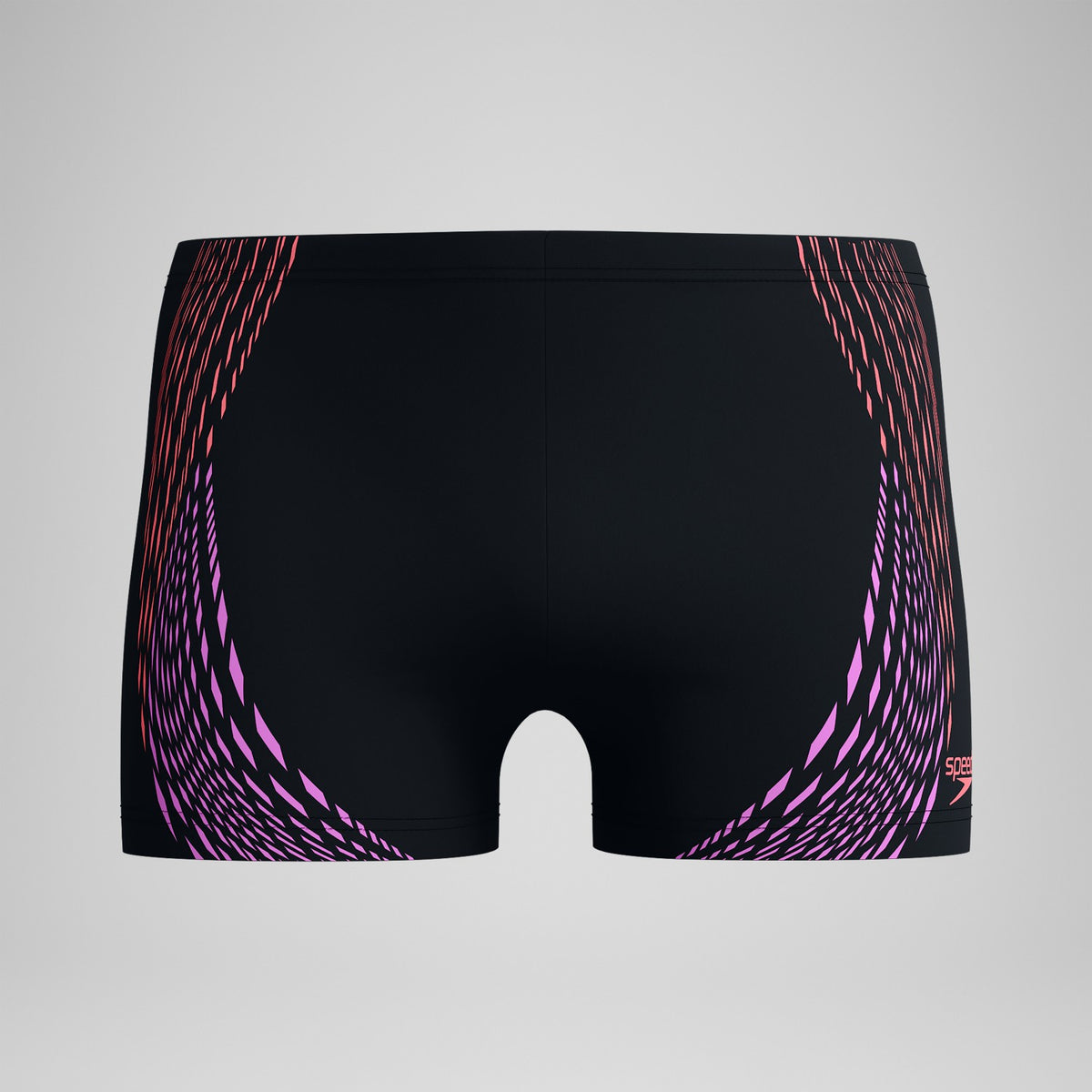 Speedo Duo Logo Print Aquashorts Black/Coral