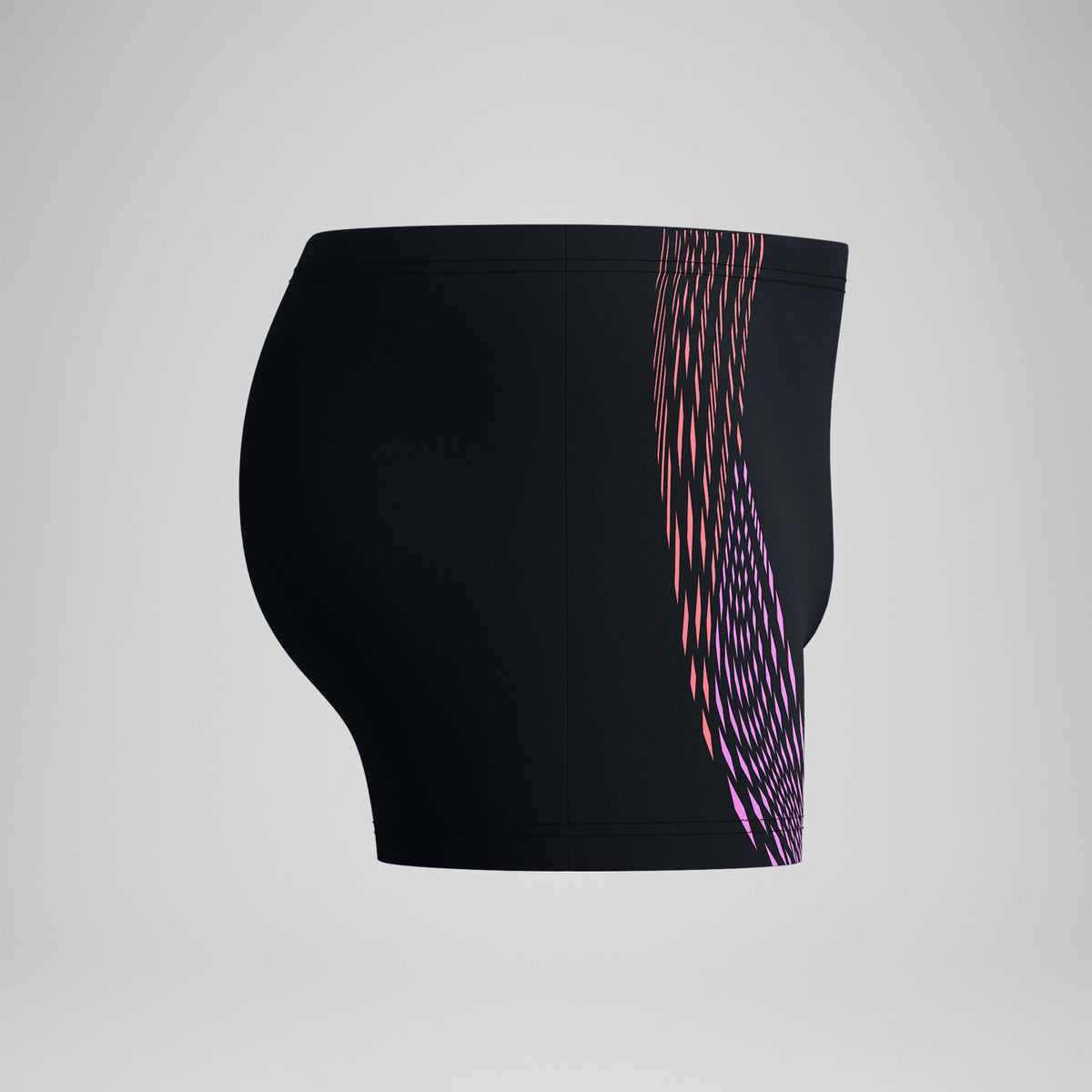 Speedo Duo Logo Print Aquashorts Black/Coral