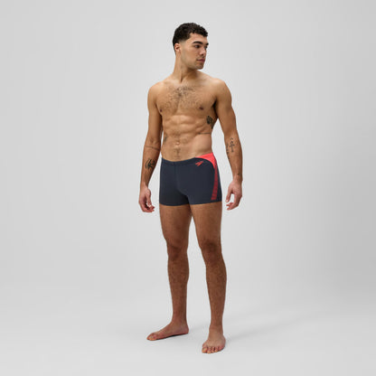 Speedo Hyperboom Splice Aquashorts Grey/Orange