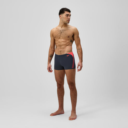 Speedo Hyperboom Splice Aquashorts Grey/Orange