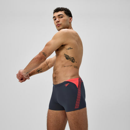 Speedo Hyperboom Splice Aquashorts Grey/Orange