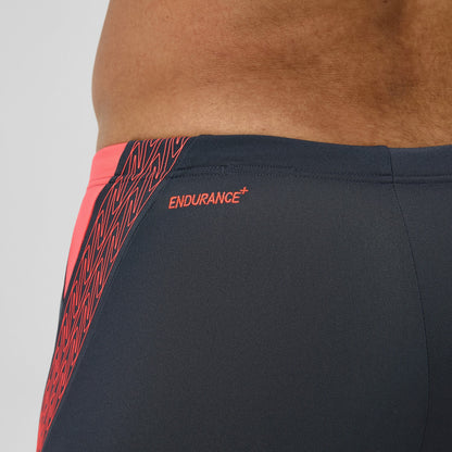 Speedo Hyperboom Splice Aquashorts Grey/Orange