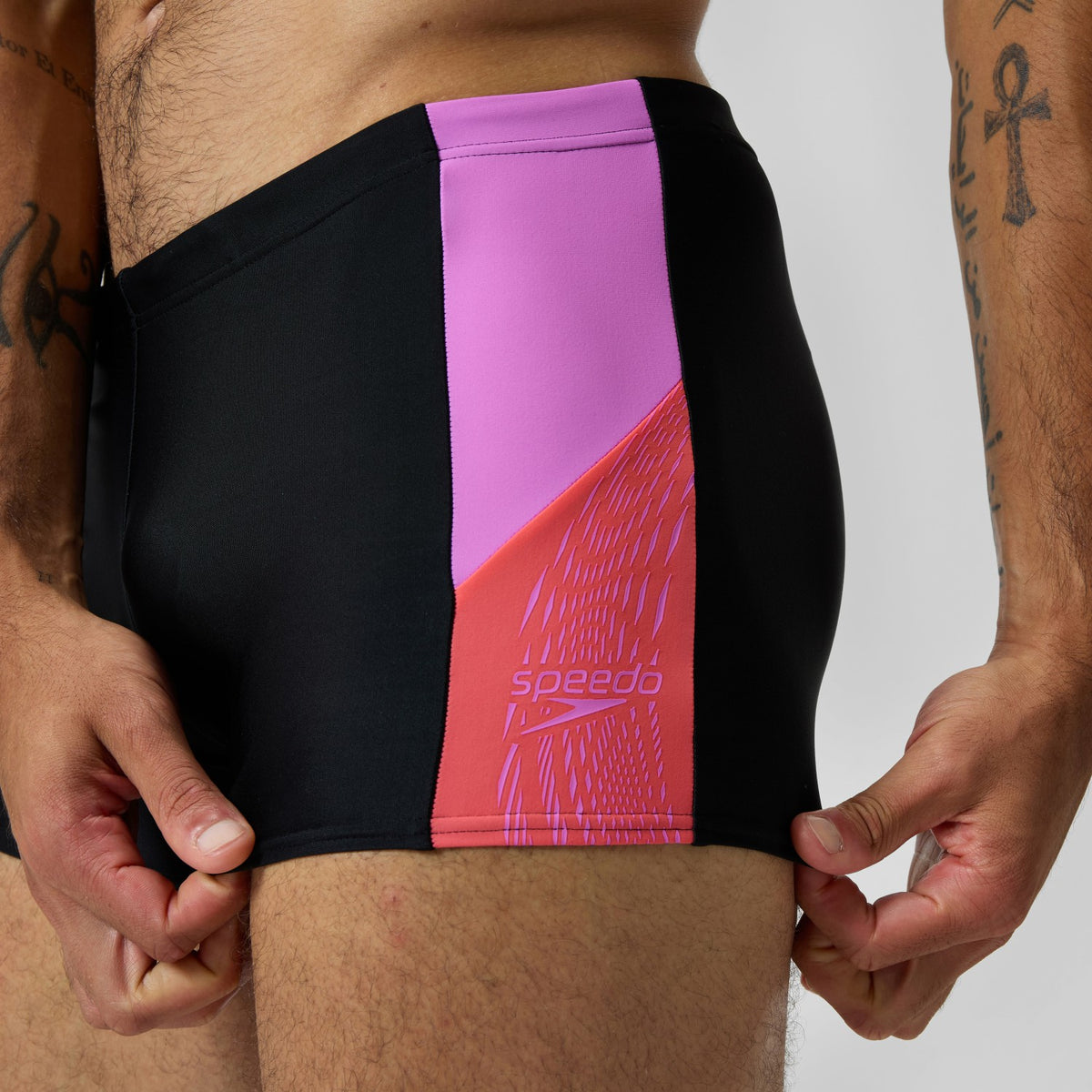Speedo Dive Aquashorts Black/Coral