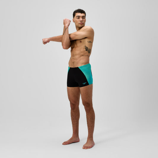 Speedo Endurance+ MAX Splice Aquashorts Black/Turquoise