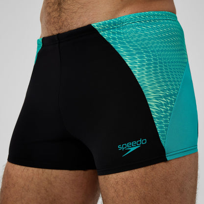 Speedo Endurance+ MAX Splice Aquashorts Black/Turquoise