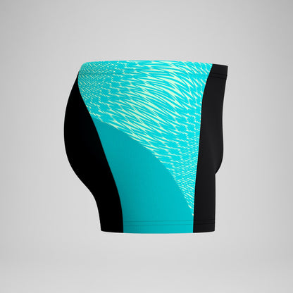 Speedo Endurance+ MAX Splice Aquashorts Black/Turquoise
