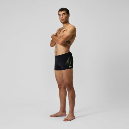 Speedo HyperBoom Placement Aquashorts Black/Yellow