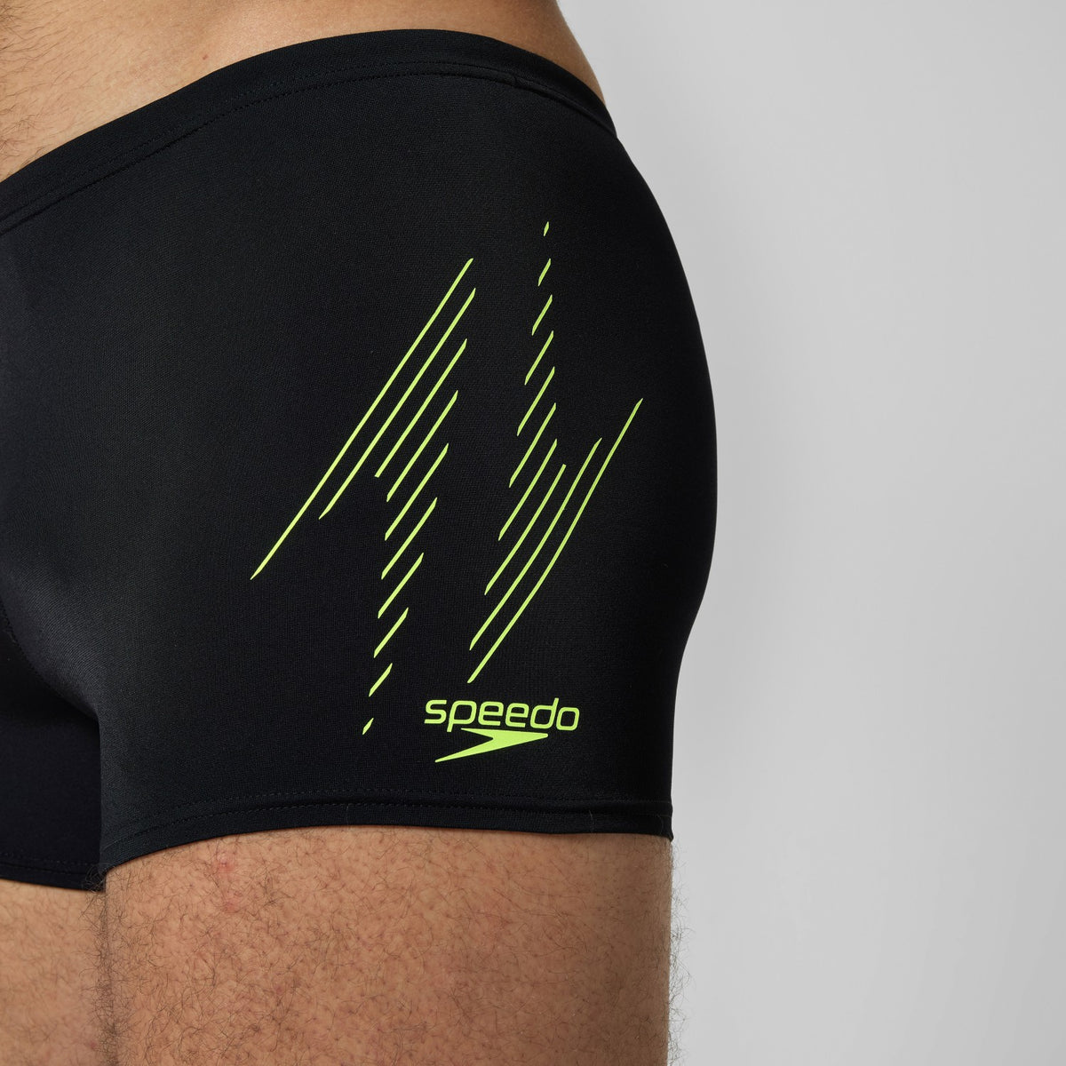 Speedo HyperBoom Placement Aquashorts Black/Yellow