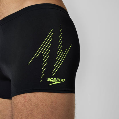 Speedo HyperBoom Placement Aquashorts Black/Yellow