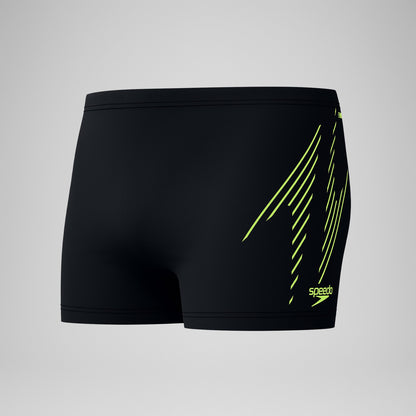 Speedo HyperBoom Placement Aquashorts Black/Yellow