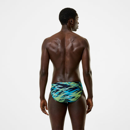 Speedo Hyperboom Printed Brief Black/Green