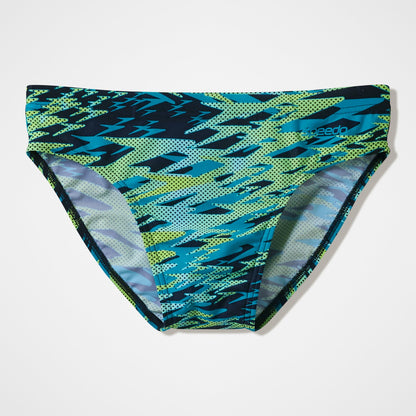 Speedo Hyperboom Printed Brief Black/Green