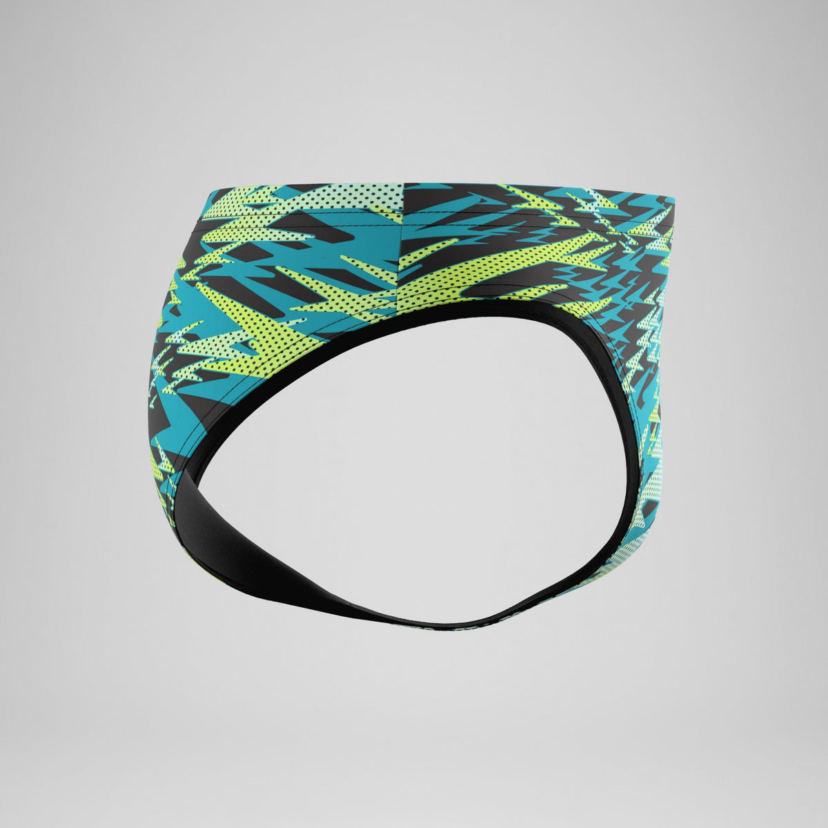 Speedo Hyperboom Printed Brief Black/Green