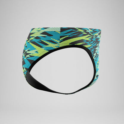 Speedo Hyperboom Printed Brief Black/Green