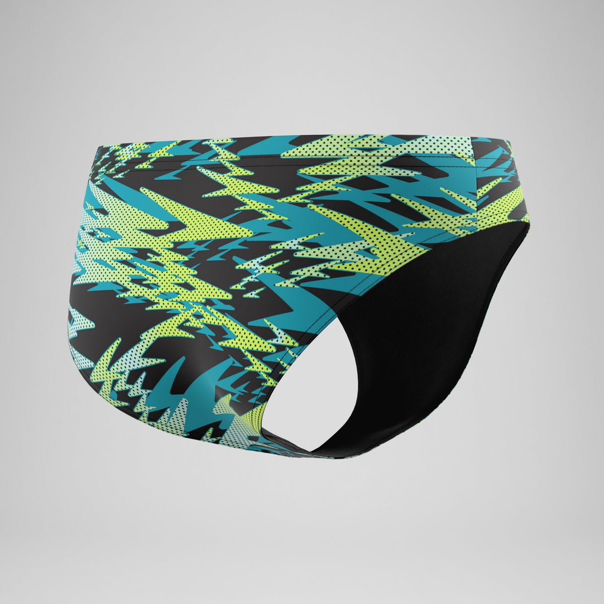 Speedo Hyperboom Printed Brief Black/Green